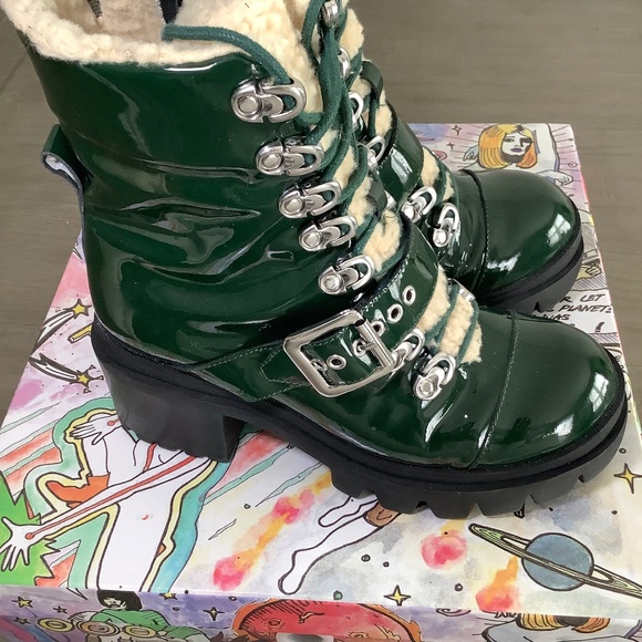 Jeffrey Campbell Checked Boots - 8 - Picture 4 of 7